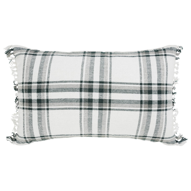 Housse et insert d'oreiller en mélange de coton Harper, 14 po x 22 po, Rectangulaire