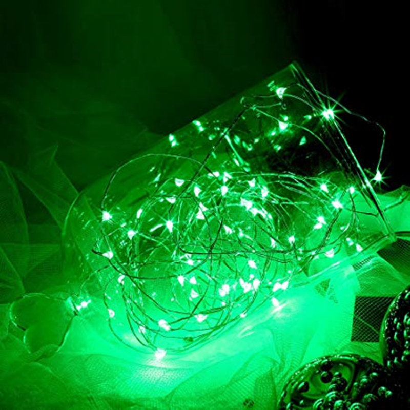 Mini guirlande de lumières, Vert
