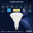 8.5 Watt (65 Watt Equivalent), BR30 LED, Dimmable Light Bulb, E26/Medium (Standard) Base-86686374