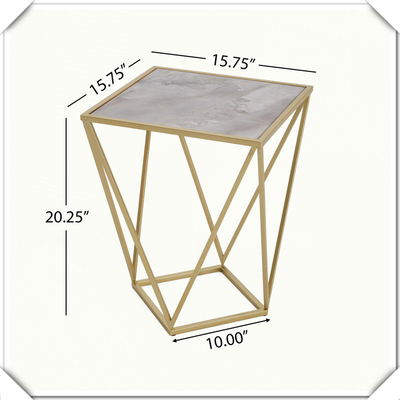 Table d'appoint en verre Creative Creative