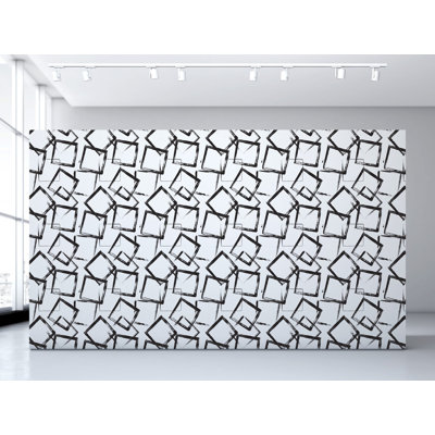 Rouleau de papier peint adhésif géométrique L 27 pi x l 25 po Giant Cubes
