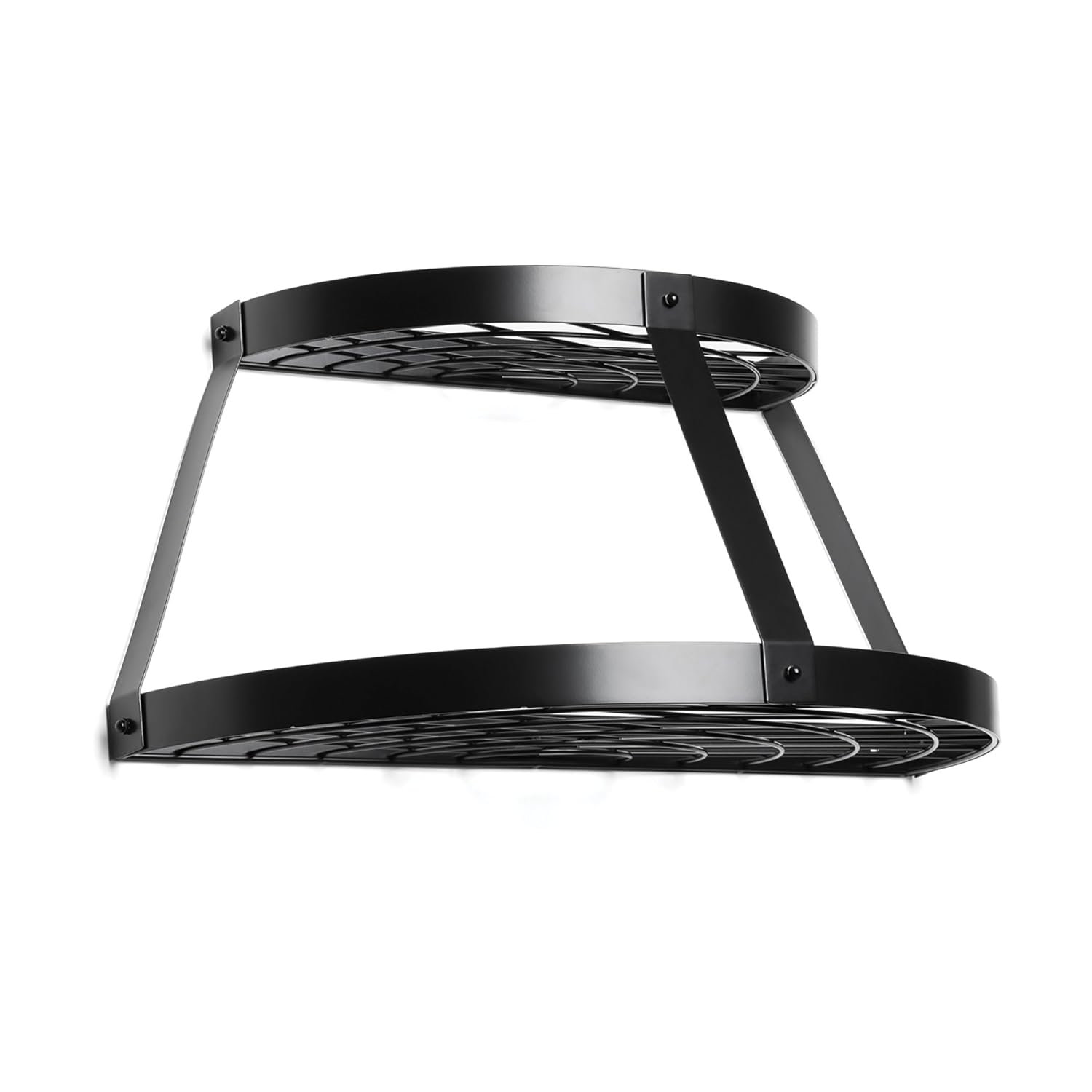 Circular Rack Pot Prep & Savour Carbon Steel Half-circle Hanging Pot Rack | Wayfair