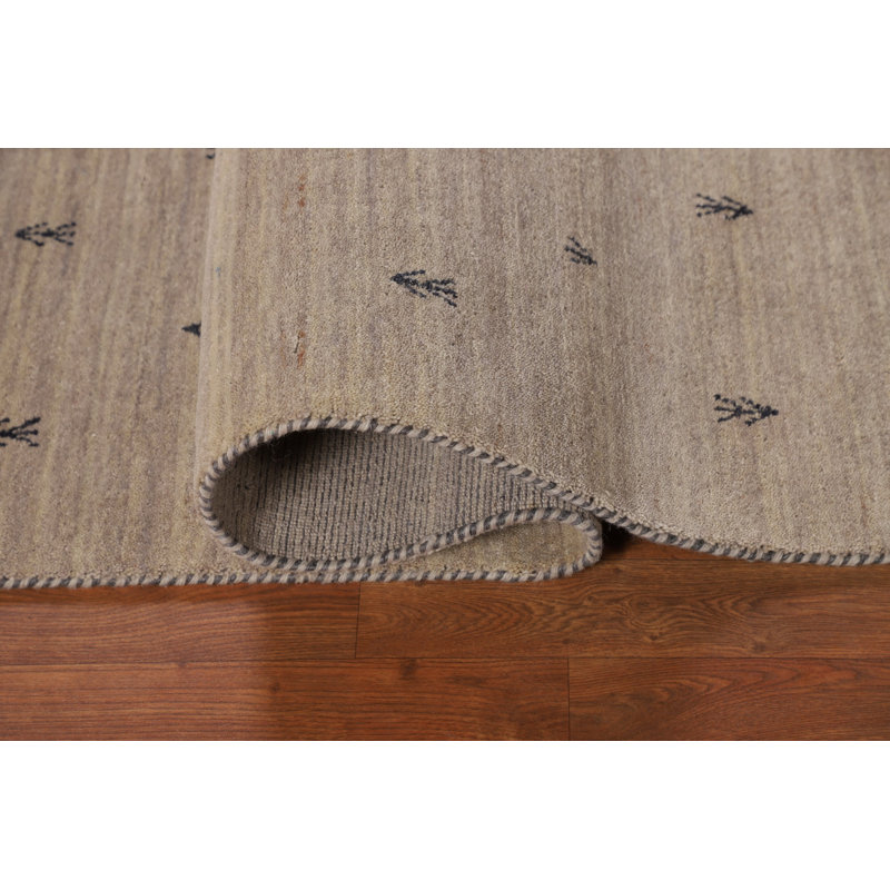 Handmade Gabbeh Oriental Area Rug 5x8