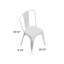 41.91cm H Slat Back Stacking Side Chair-623164406