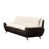 Similicuir beige / noir est en rupture de stock
