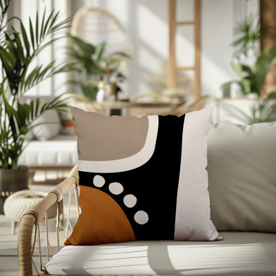 Oreiller carré réversible intérieur / extérieur Tobe Minimalist