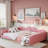 Galanti Upholstered Daybed With Cloud-shaped Backrest-253716215-253716210