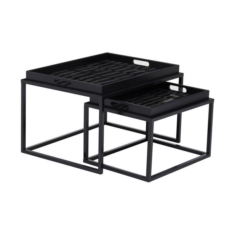 Glass Top Nesting Tables