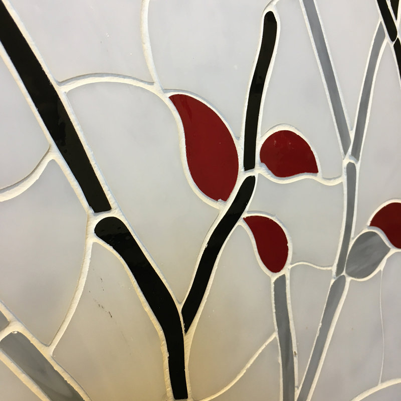 Jazz 11" x 11" Glass Mosaic Wall Tile, Autumn