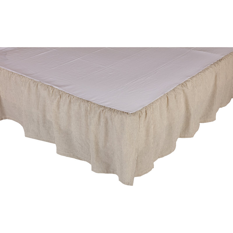 Sara's Ticking Stripe 16" Bed Skirt, King
