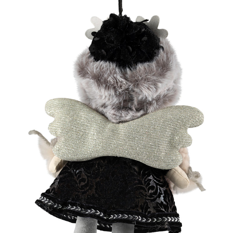 Figurine de Noël suspendue ange d'hiver