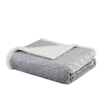 Elma Oversized Textured Plush Throw