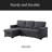 Modern Nest L - Shaped Lounger