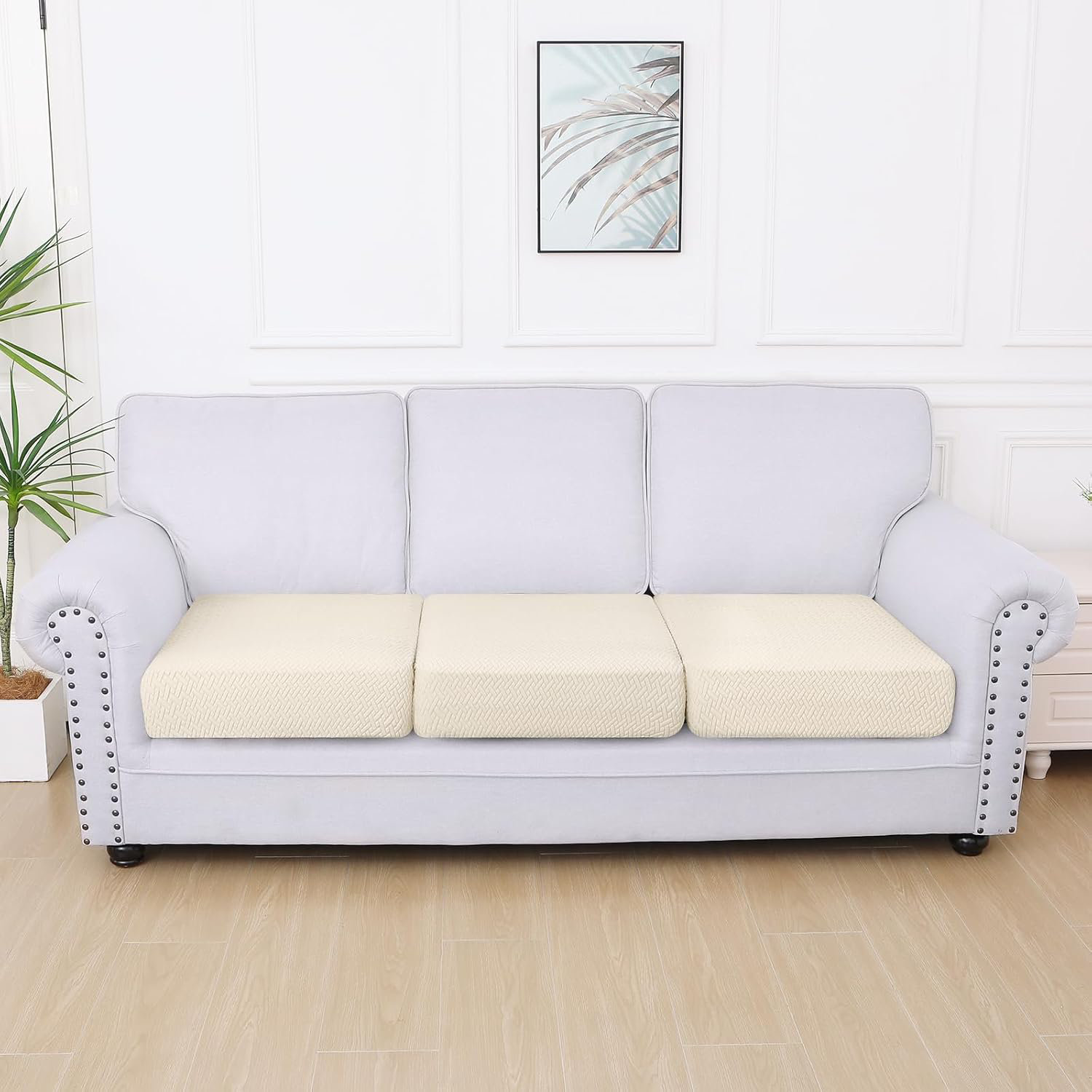 Rebrilliant Washable Seat Slipcover,Waterproof Couch Cushion Covers ...