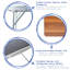 Wood Metal Folding Outdoor Camping Table , 80cm cm W 60cm cm D-96074390