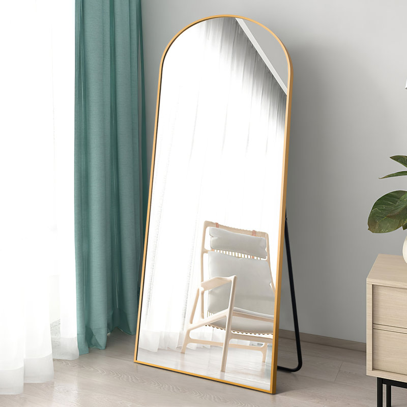 Miroir pleine grandeur Elden, 70 po x 30 po, Or