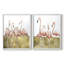 «Flamingo Flock I», reproduction encadrée de qualité supérieure - prête à être accrochée - aucun clou requis - aucun clou requis-1536315664-1536315670