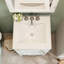 Meuble-lavabo blanc 18 po entièrement assemblé-887060096
