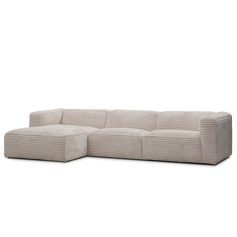 Suzue Corner Sofa, Left Hand Facing, Ivory