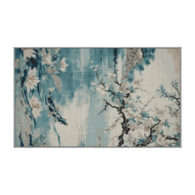 Machine Washable Brown Area Rug