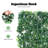 12Pcs Artificial Leaf Hedge Mat Panel