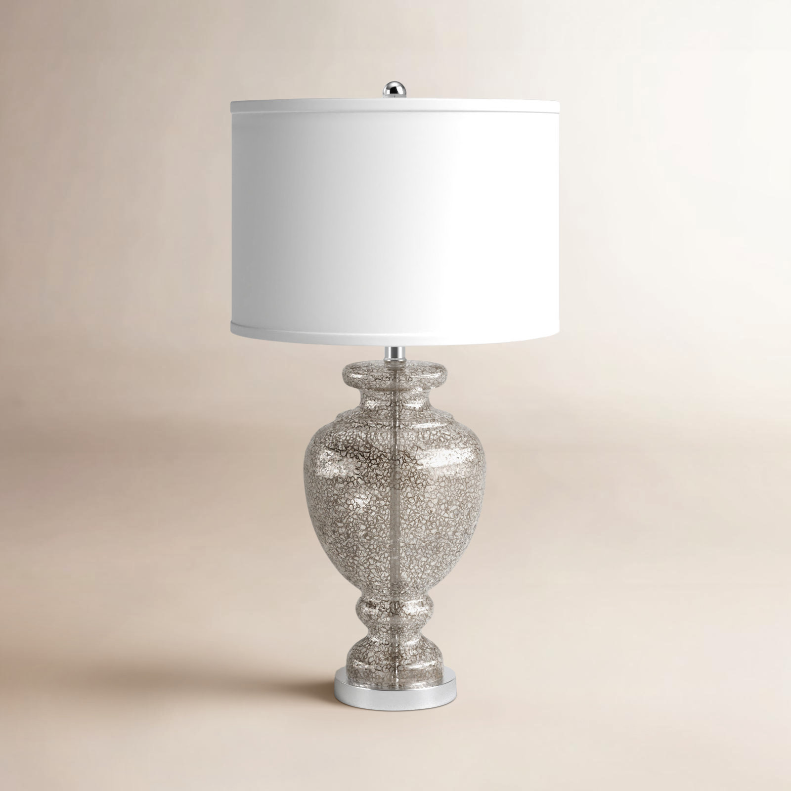 Briggs Table Lamp, Mercury Glass, 1