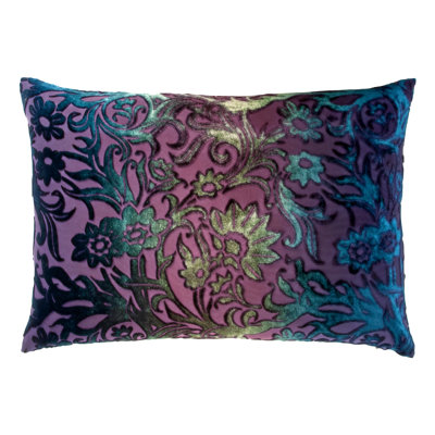 Lumbar Velvet Pillow Cover & Insert