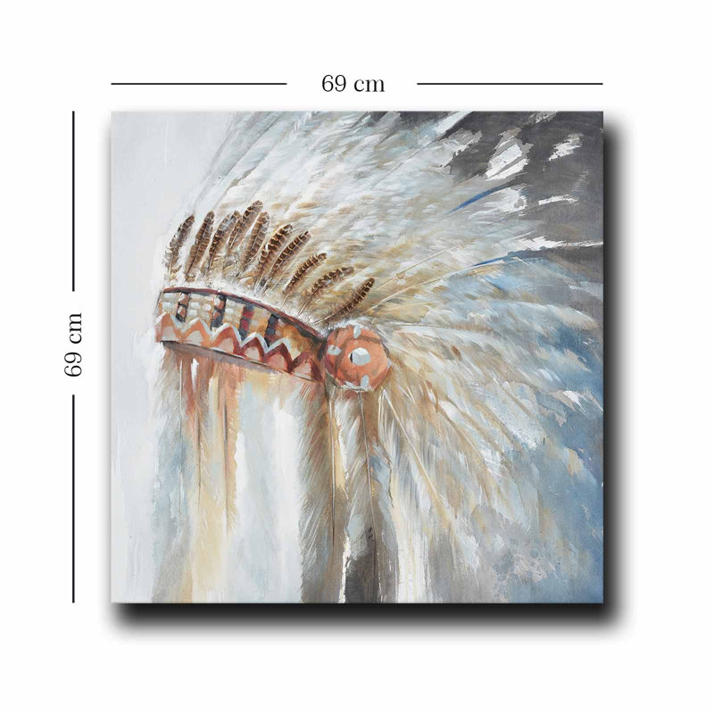 Peinture décorative sur toile