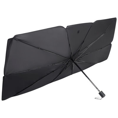 Sun visor Outdoor Car Sunshade With Retractable Sunshade Sun Protection And Thermal Insulation Umbrella Front Windshield Sun Umbrella