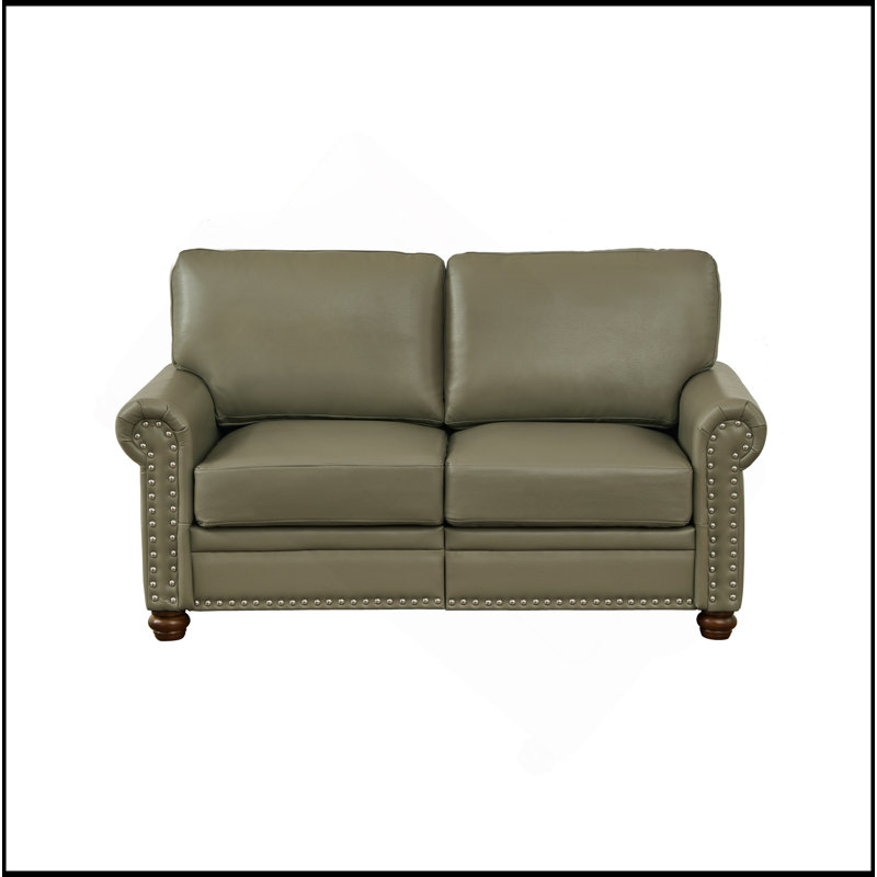 Fauteuil de salon en similicuir taupe