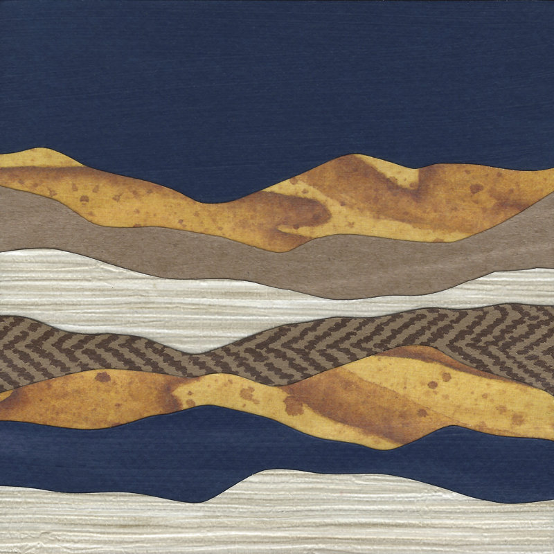 " Mountain Series #145 " by Lorelle Rau, 12" H x 12" W