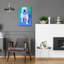 «White English Bulldog» par Rebecca Wang, art mural en verre acrylique-1450157218