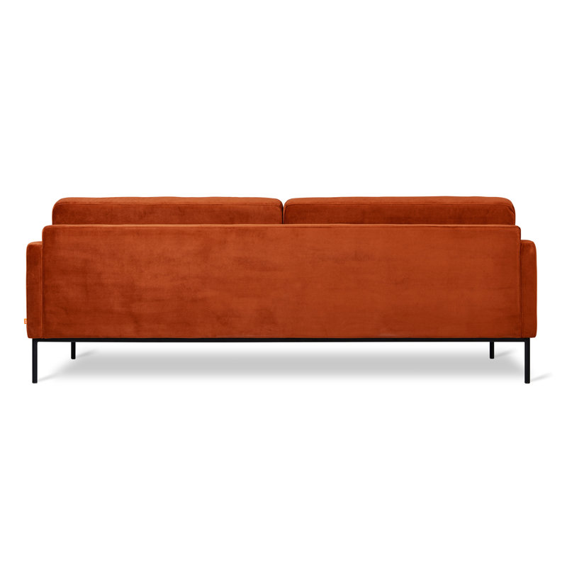 Towne Sofa, Velvet Russet Velvet