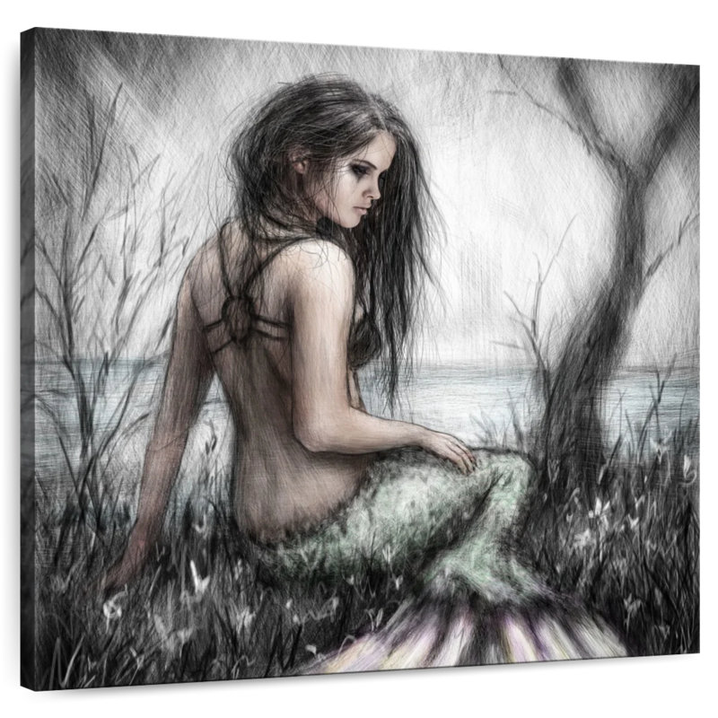 Kelan Mermaid's Rest, H 20 po x l 20 po