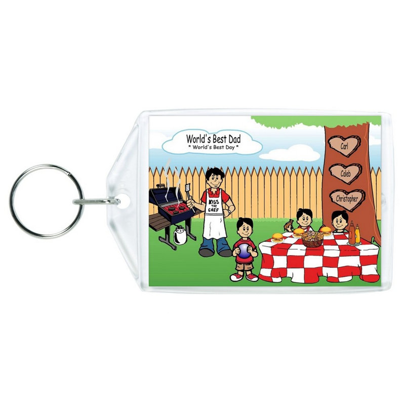 Porte-clés en acrylique personnalisé personnalisé