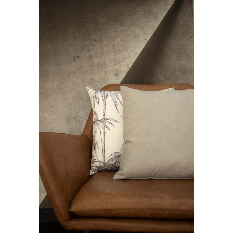 Heino Floral Square Cushion Cover, Beige