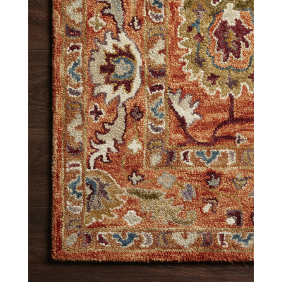 Fierros Wool Oriental Indoor Rug