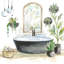 «Black Bathaign II» par Silvia Vassileva, peinture sur toile tendue-1536094453-1536094402-1565209574
