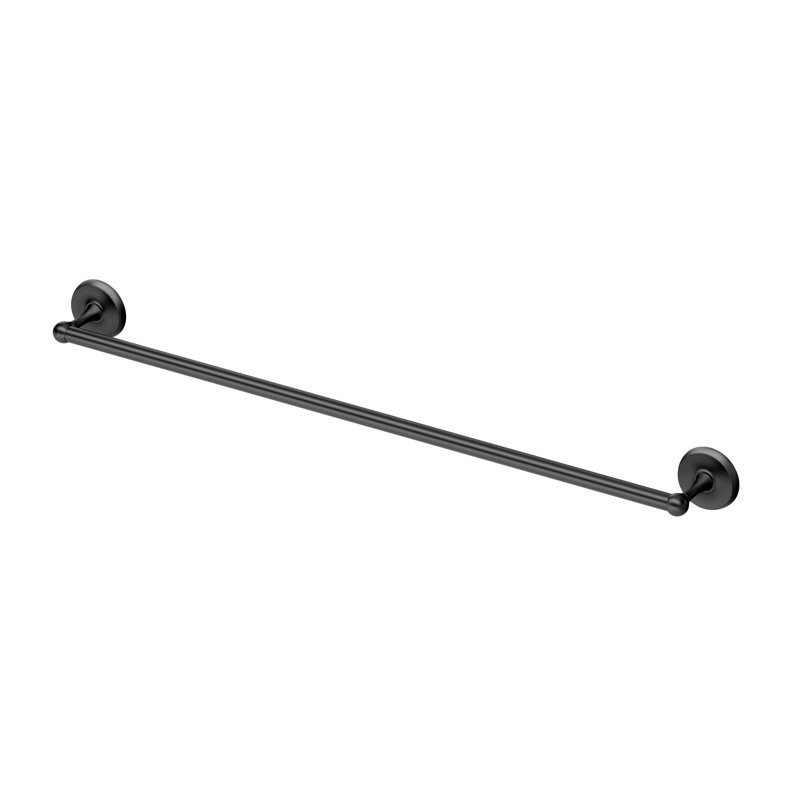 Porte-serviettes mural 30 po Designer II |, Noir mat