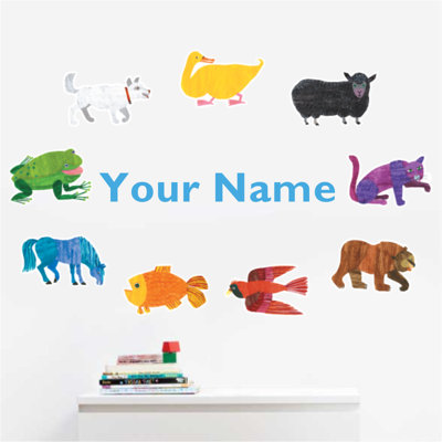 Text & Numbers Wall Decal