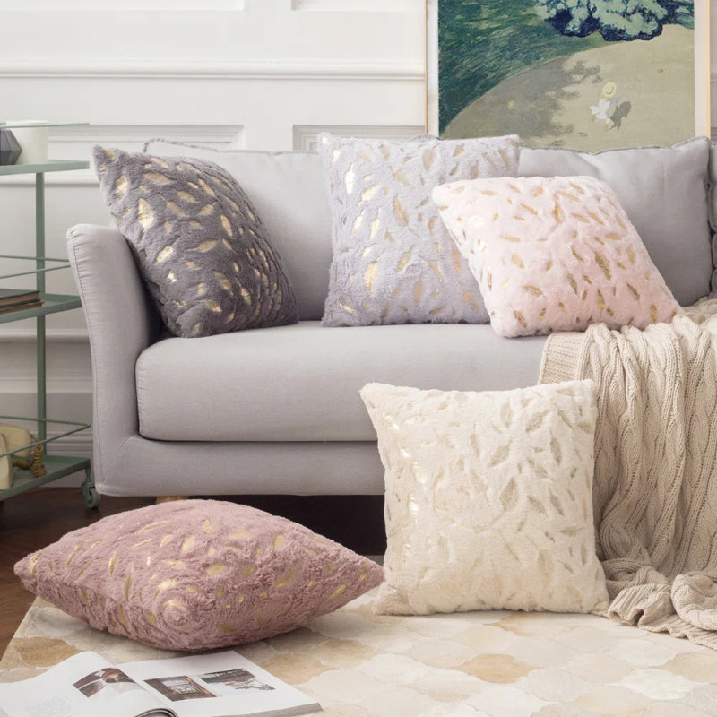 Housse et insert de coussin , H 18 po x l 18 po x P 4 po, Cream