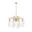 Lustre en cristal 9 lumières Modern Creative