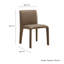 Chaise rembourrée en cuir Rhodes-109758098