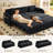 In 1 Convertible Sofas, Chenille Metal Modern Sleeper For Small Home