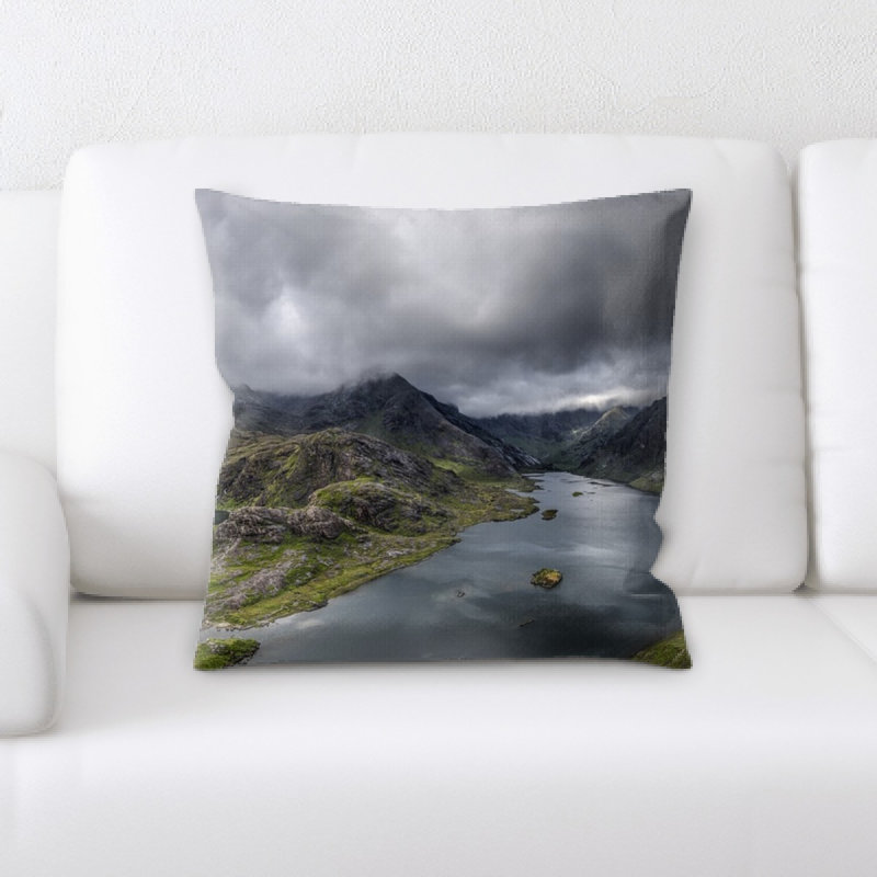 Microsuede Throw Pillow