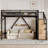 Twin XL Loft Bed with Storage Stairs, Shelves & Built-in Wardrobe, Metal Frame with USB & LED Lights, Natural Wood-781971958-781971962