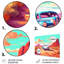 Vieille voiture américaine au Nevada II - ensemble d'art mural rétro en métal