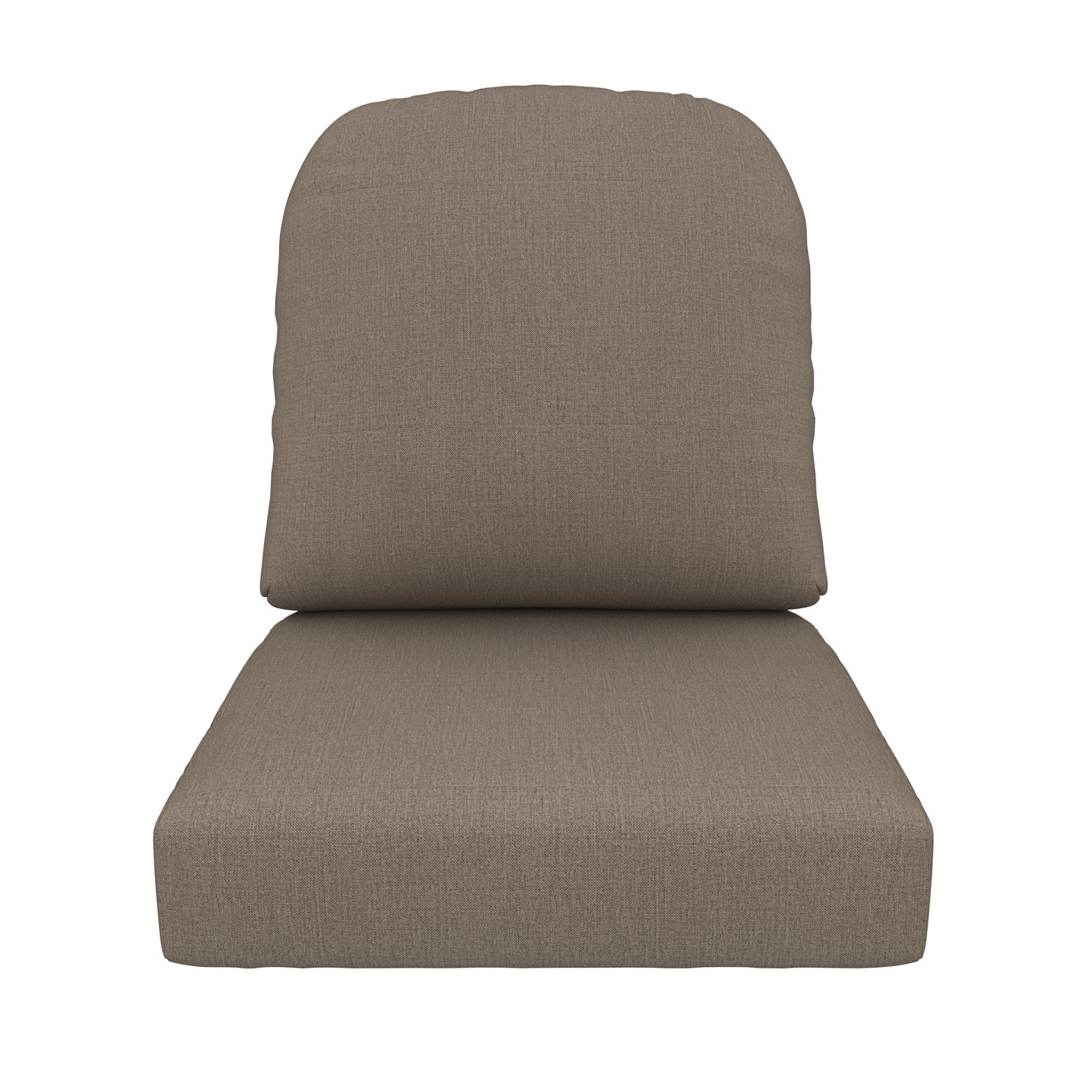 Amala Outdoor Sunbrella® Seat/Back Cushion, Cast Shale Sunbrella® Plainweave