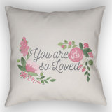 Floral Indoor/Outdoor Throw Pillow
