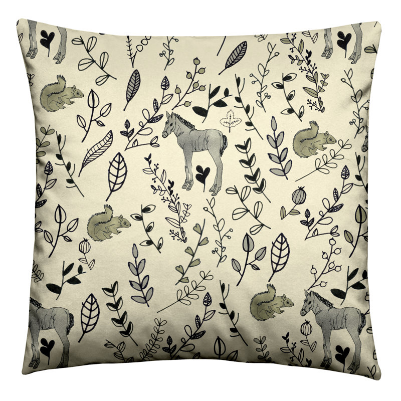 Arvin Floral Square Cushion